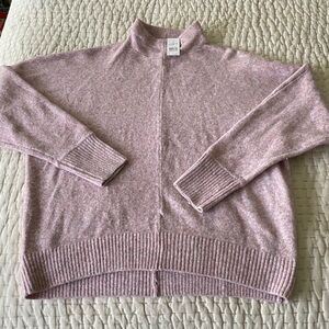 NWT LOFT Soft Light Pink Sweater, Women’s Size Medium turtleneck